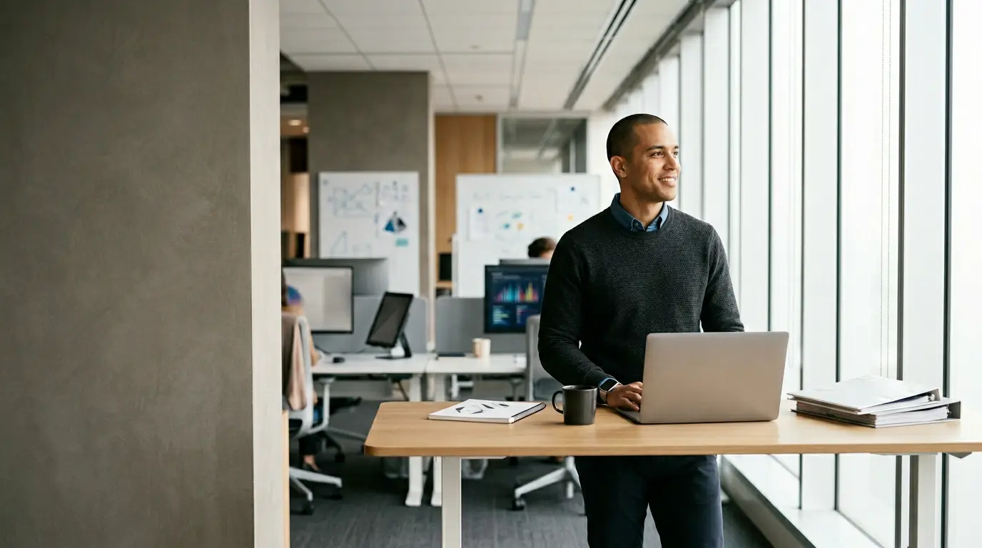 Transformation professionnelle d'un technicien IT vers un poste de manager en entreprise technologique
