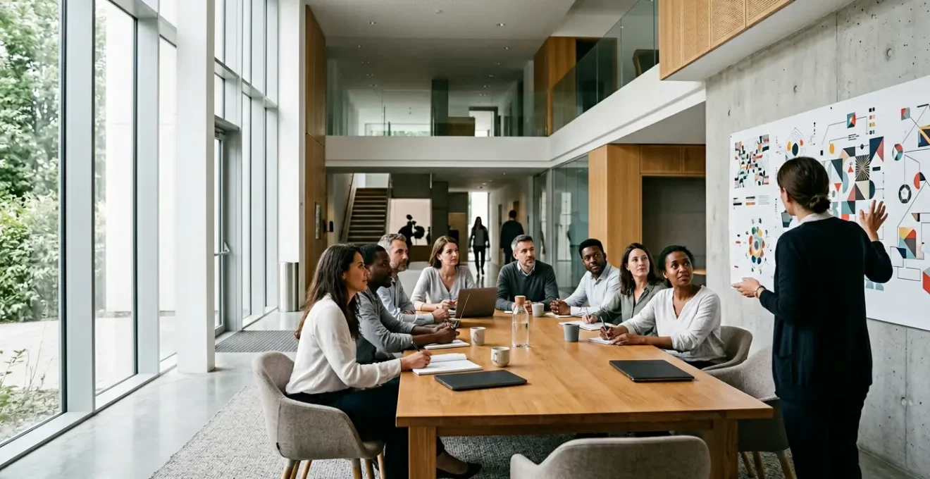 Professionnels de différents secteurs en transition de carrière